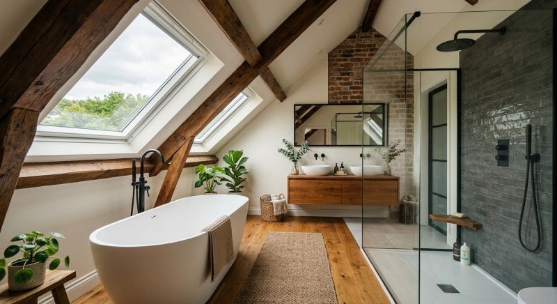 Attic Bathroom Remodeling in Cabarrus County, NC