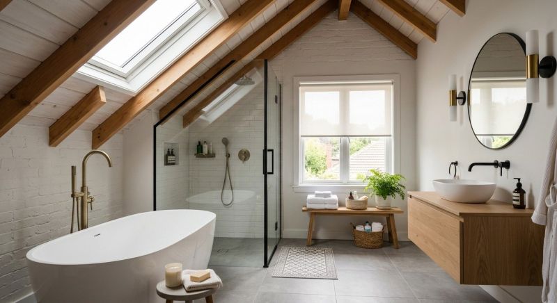 Attic Bathroom Remodeling in Cabarrus County, NC