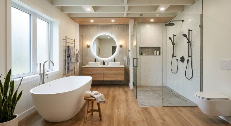Basement Bathroom Remodeling in Cabarrus County, NC