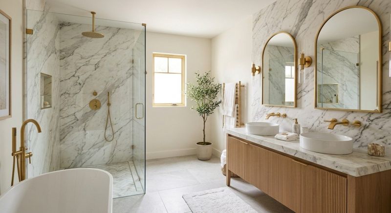Luxury Bathroom Installation in Cabarrus County, NC