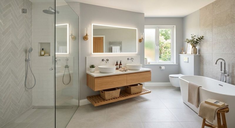 Luxury Bathroom Installation in Cabarrus County, NC